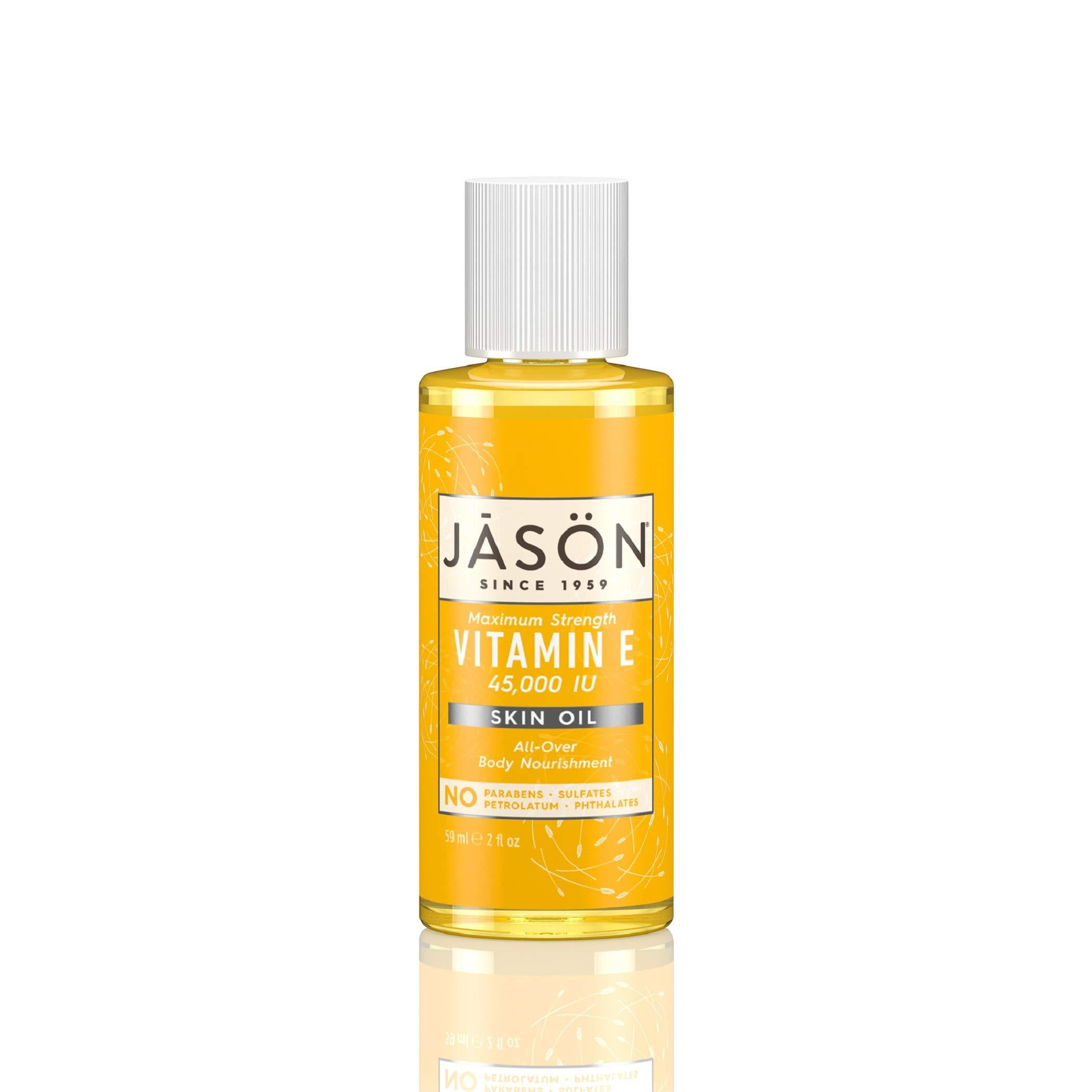 JASON Vitamin E 45,000 IU Skin Oil, Maximum Strength, 2 Ounce Bottle