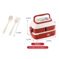 thumbnail image 3 of POINTERTECK Food Containers with Lids 3 Compartments Microwave Safe Sealed Picnic Lunchbox Divided Cells Food Storage Accessories, 3 of 3