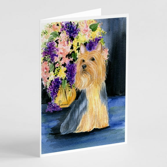 Silky Terrier Greeting Cards and Envelopes Pack of 8
