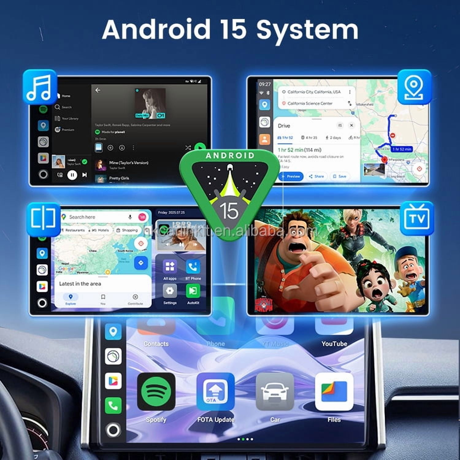 Carlinkit Tbox Ultra 2 (USA Version)- AI Box Android 15 with