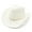 White, variant on Hollow Out Cowboy Cap Pearls Fedora Straw Top Hat Bridal Shower Cowgirl Hat Girls Carnivals Party Photoshoots Beach Hat