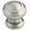 Satin Nickel, variant on Hickory Hardware P2283 Zephyr 1-1/4" Mushroom Cabinet Knob - Black
