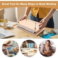 thumbnail image 6 of AWINQQY Book Press, Wooden Book Press Bookbinding, Portable Binding Press for Bookbinding, DIY Book Repair Tool, Heavy Duty Book Binding Clamp, 6 of 6