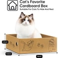 thumbnail image 2 of Cat Scratcher, 5 Packs in 1 Cardboard Box Cat Scratching Pad for Indoor Cats and Kitten, Cat Scratch Pad to Protect Furniture, Large Size, 2 of 6