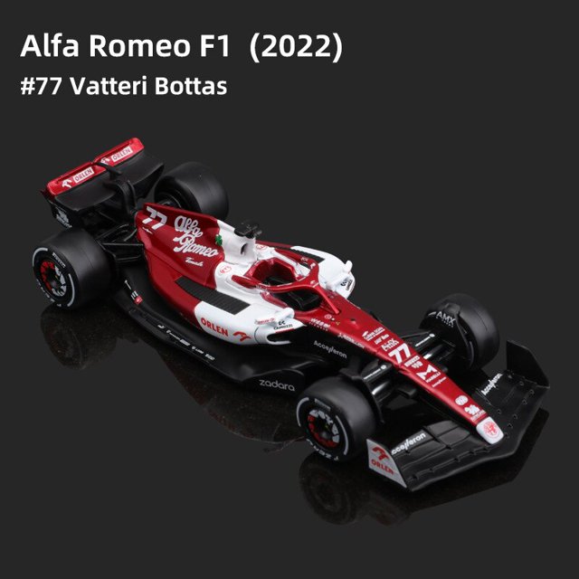 Bburago-coche Alfa Romeo C42 Ferrari F1-75 RB18 Red Bull F1, juguete de aleación, colección de coches de Fórmula 1, regalo para niños, 1:43, 2022 Fivean unisex