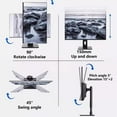 thumbnail image 4 of AOOOWER Heavy Capacity Monitors Mount Stand with Adjustable Height for 22" 39" Screens, 4 of 6