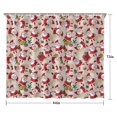 thumbnail image 5 of Beige Christmas Santa and Gift Pattern Shower Curtain 84"x72" ,Bathroom Decorative Shower Curtains Set with 12 Hooks,Modern Waterproof Washable Shower Curtain, 5 of 6