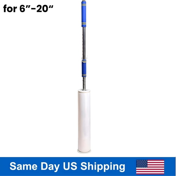 Every Moment Counts Shipping Dock Stretch Wrap Tool - Industrial Hand Held Pallet Wrap Dispenser for 6-20 inch Film, Pro Grade Packing Machine, Freight & Warehouse Wrap Handler