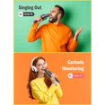 thumbnail image 3 of Micrófono de karaoke MetFut inalámbrico Bluetooth con altavoz gris, 3 of 8