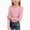 A18-Pink, variant on Ccpelsie Kids Girls Fall Winter Long Sleeve Shirts Crewneck Ruched Side Slim Fit Tops Ribbed Knit Casual Tee Shirt 5-14 Years Hot Pink,13-14 Years