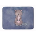 thumbnail image 1 of Carolines Treasures BB7392RUG Beaver Watercolor Machine Washable Memory Foam Mat, 1 of 4