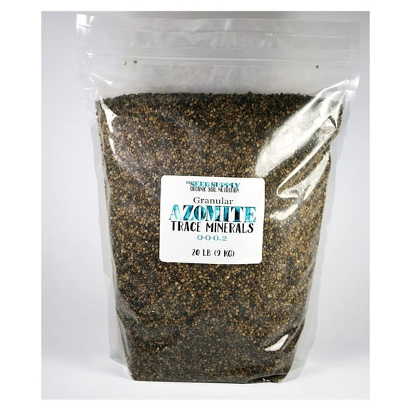 20 Pound Granular AZOMITE by - Natural Trace Mineral Granulated Fertilizer