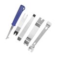 thumbnail image 3 of Fastener Pry Tool, Disassembly Pry Bar Tool Steel + ABS Audio Removal Kit Portable 5pcs/set  for Car  for Dashboard Panel, 3 of 8