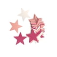 thumbnail image 2 of Recortes de confeti de estrellas colgantes, adorno de cartel pequeño, decoración de fiesta, adorno creativo para el hogar, suministros festivos Kits de decoración para fiestas rosa rosa blanco Advancent HA059433-08, 2 of 6