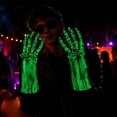thumbnail image 6 of Halloween Skeleton Gloves, Glow-in-the-Dark Finger Bone Costume Gloves for Cosplay and Parties, 6 of 7