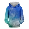 thumbnail image 6 of Mercatoo Teen Girls Cute Tie Dye Hoodies Fleece Warm Oversized Pullover Sweatshirts Kids Gradient Color Cotton Hoodie Clothes, 6 of 7