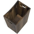 thumbnail image 2 of Rural Farmhouse Wooden Trash Can, 2 of 6