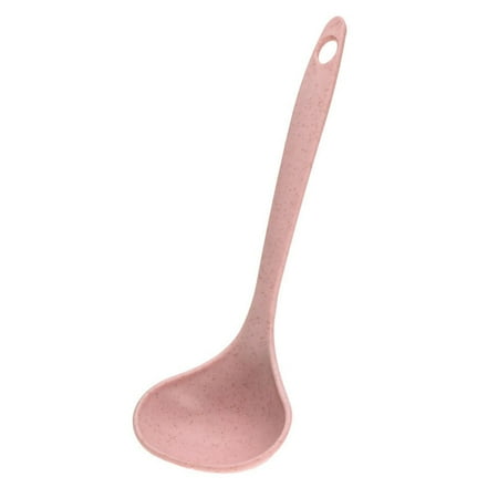 

Yannee Tableware Wheat Straw Rice Ladle Long Handle Soup Spoon Meal Dinner Scoops