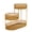 Gold 15.75x12.6x8.27, variant on AFACUHX 3 Tier Fruit Rack Large Capacity Organizer Rack Sturdy Breathable Mesh Wire Metal Holder for Kitchen Countertop Fruit Vegetable Candy Snacks
