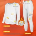 thumbnail image 3 of Thermal Underwear Set for Men Fleece Lined Long Johns Basic Layer Top Bottom for Cold Weather, 3 of 6