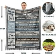 thumbnail image 5 of Gifts for Men, Birthday Gifts for Him Husband, Funny Gifts for Men, Blanket Gifts for Anniversary Father's Day Valentines Wedding for Boyfriend, to My Man Throw Blanket 50"x 60", 5 of 5