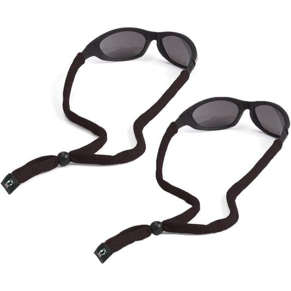 CHUMS Cotton Eyeglass Sunglass Retainer Adjustable Cord Black Strap Standard Fit