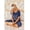 Navy Blue, variant on Womens Pajamas Set Short Sleeve Pajama for Women Sets Sleepwear Tops with Capri Pants Pj Set