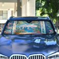 thumbnail image 4 of Yayeee Car Windshield Sun Shade Universal Fit Front Visor Protector, Blue Sea, 4 of 8