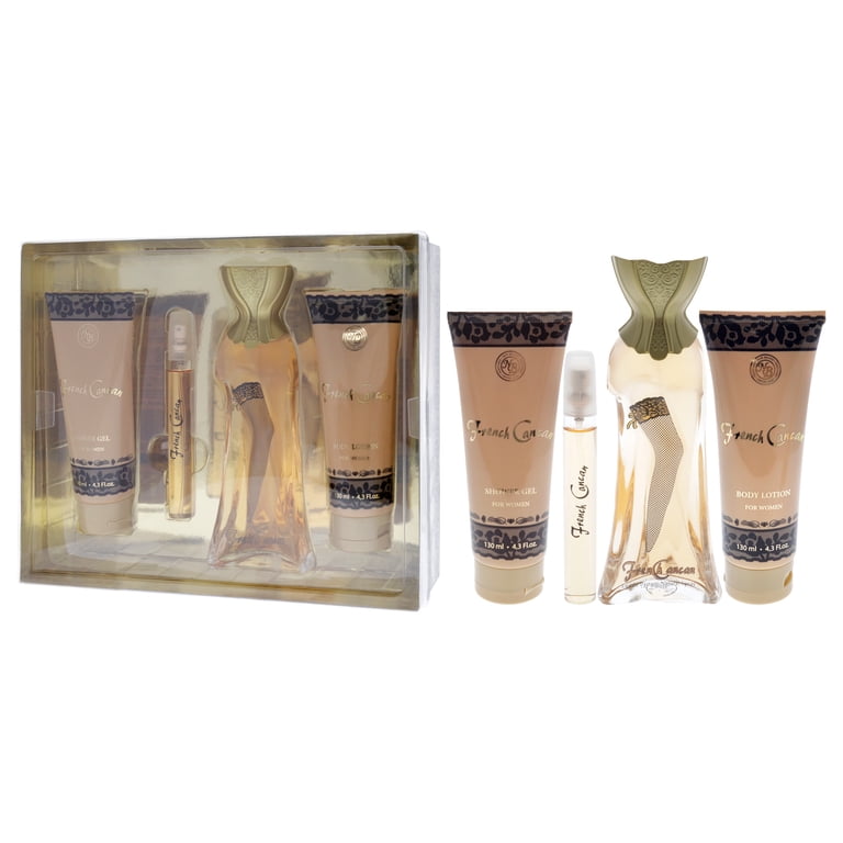 New Brand French Cancan Gift Set, 3.3oz Spray, 0.5oz Spray, Shower