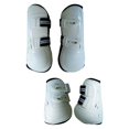 thumbnail image 1 of 4x botas de caballos protector de patas traseras delanteras ajustables para saltar entrenamiento montar XXL, 1 of 8