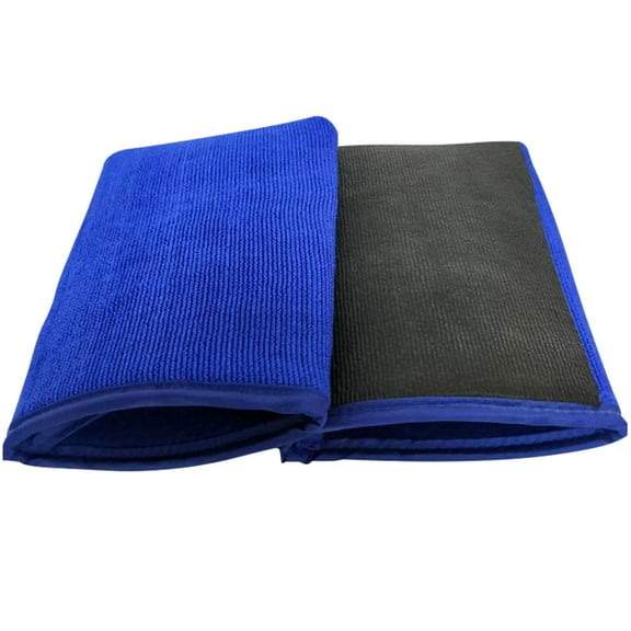 Vaupan Rub Mud Cloth, Car Wash Towel Mud Car Cleaning Cloth in Blue, Fine Grade Microfiber for Effective Car Wash and Maintenance with Strong Decontamination Car Care, Multi-Purpose (2 Pcs)