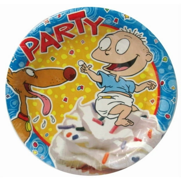 Rugrats 'Celebration' Disposable Paper Plates, 8 Count