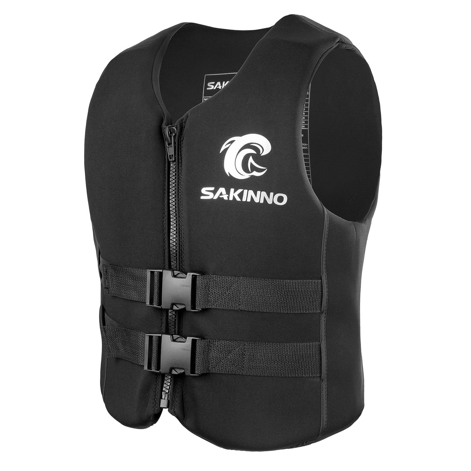 Adults Life Jacket Safety Neoprene Surfing Diving Survival Swimming Vest I4F2 