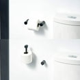 thumbnail image 3 of Matte Black Pivot Toilet Paper Holder For Bathroom, Wall Mount Toilet Roll Dispenser, 3 of 6