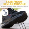thumbnail image 3 of Work Shoes Breathable Steel Toe Safety Boots Lightweight Safety Work Shoes For Men Women Male Work Sneakers Security Footwear, 3 of 5