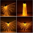 thumbnail image 2 of Alas grandes luminosas LED para adultos, luz cálida, ala dorada, capa de mariposa, barra, rendimiento, accesorios fluorescentes, ropa de decoración de Halloween Sincero Electrónica, 2 of 5