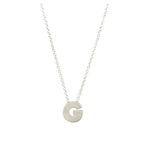 Dainty Silver Initial Necklaces for Women Gold Filled Layered Silver Necklaces for Women A Z 26 Alphabet Initial Necklaces for Teen Girls Jewelry