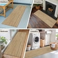 thumbnail image 5 of Kitchen Runner 2 x 6 Ft, Retro Yellow Non-Slip Residential Carpet, Country Farmhouse Abstract Minimalist Texture Indoor Crawling Mats Runner Rugs for Living Room/Dining Room/Bedroom, 5 of 8