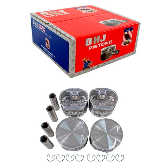 DNJ P311 Standard Complete Piston Set Fits Cars & Trucks 94-98 Saturn SC2 SL2 1.9L L4 DOHC 16v