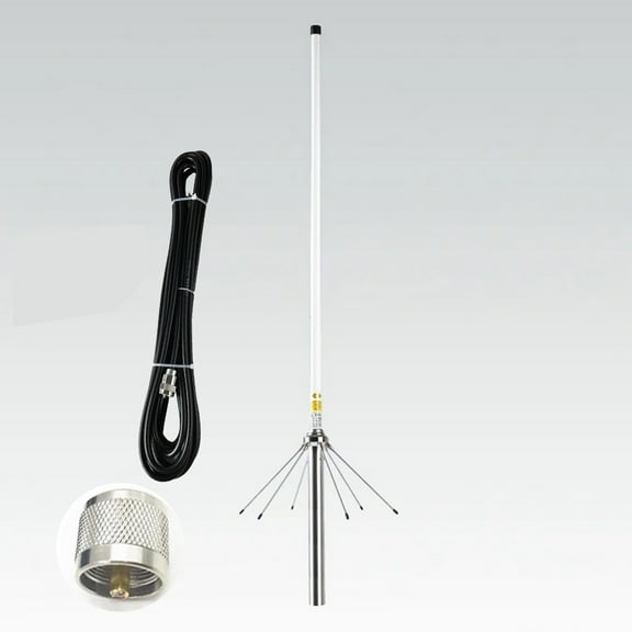 Dual Band VHF/UHF Ham Radio Base Antenna for 2m/70cm with 33ft Cable