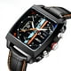 thumbnail image 2 of Reloj mecánico automático multifuncional de cuero luminoso para hombre cuadrado, 2 of 5