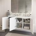 thumbnail image 2 of Bryn 48" Wall-Mount Double Sink Bathroom Vanity, 2 of 8