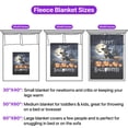 thumbnail image 5 of Happy Halloween Pug Witch Pumpkins Bats Cozy Fleece Blanket Dog Lover Gifts Warm Soft Throw Blanket - 13012, 5 of 5