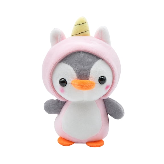 UDIYO Cute Penguin Bee Animal Plush Doll Pendant Keychain Ring Key Holder Bag Decor