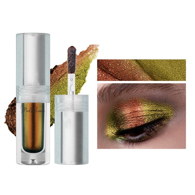 Liquid Eye Shadow Pearl Monochrome Metal Eye Shadow Liquid Eye Shadow 1.5Ml, Makeup Eye Shadow