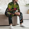 thumbnail image 7 of Uemuo bass Pattern 2-Piece Loungewear Set - Men’s Soft Sleepwear, Cozy Winter PJs, Comfy Sleep Set-XX-Large, 7 of 7