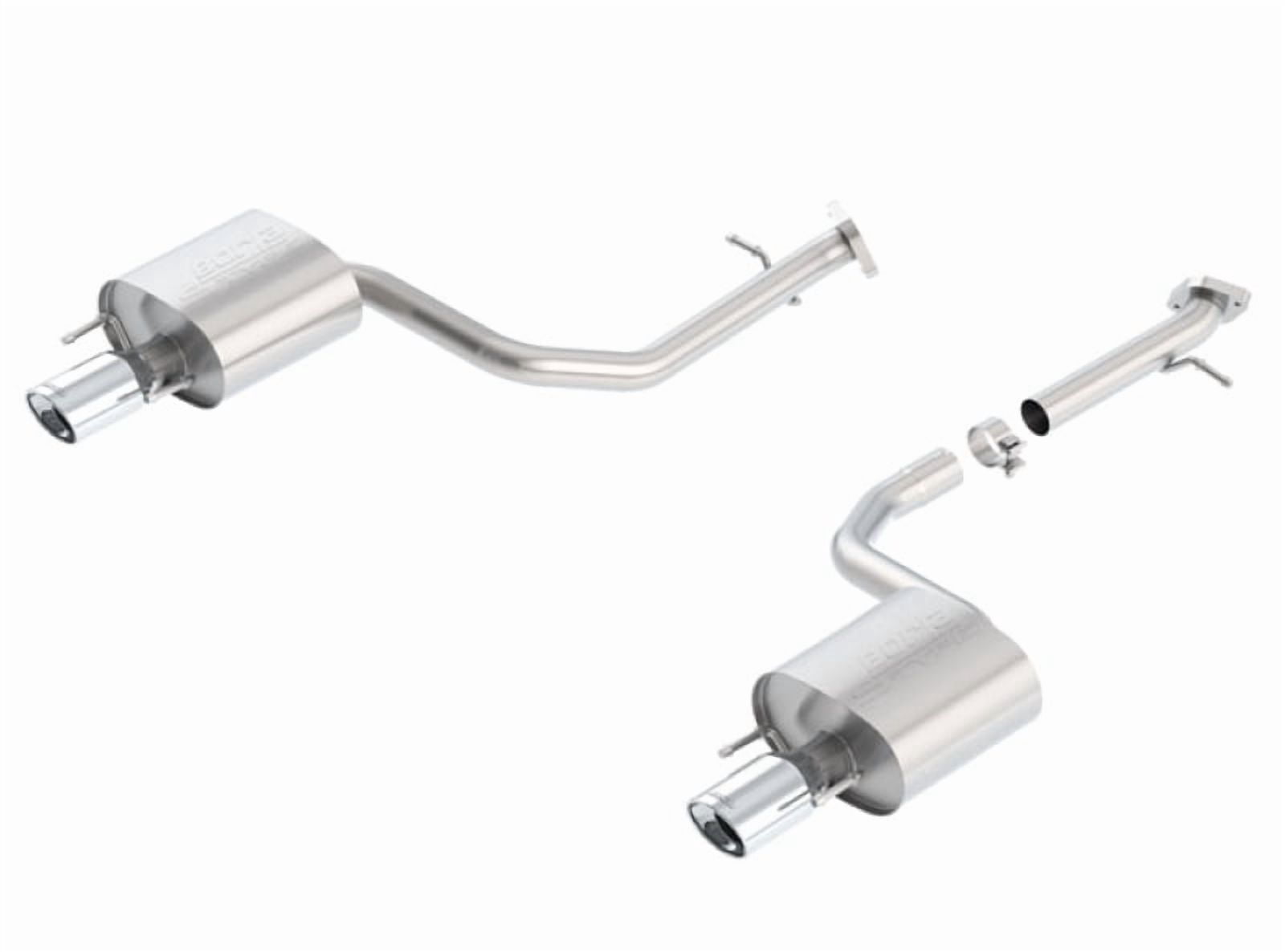 Borla 11898 S-Type Axle-Back Exhaust System Fits 14-17 IS250 IS350 Fits select: 2014-2017 LEXUS IS