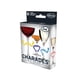 thumbnail image 5 of Fiudx Liquidación de ahorros de invierno Etiqueta de gel de sílice para reconocer vasos, copas de vino tinto y colgantes de copa real, 6 piezas, 5 of 7