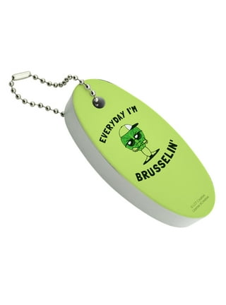 GRAPHICS & MORE Let's Do It The Dumbest Way Possible Funny Floating  Keychain Oval Foam Fishing Boat Buoy Key Float