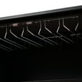 thumbnail image 6 of Baxton Studio Marya Mid-Century Modern Dark Brown And Walnut Two-Tone Solid Rubberwood MDF Veneered Wine Cabinet, 6 of 9